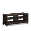 Furinno Indo 2-Tier Low Rise Tatami TV Entertainement Stand with Casters - Thumbnail Image 1