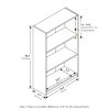 Furinno JAYA Simple Home 3-Tier Adjustable Shelf Bookcase - Thumbnail Image 2