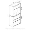 Furinno JAYA Simply Home 5-Shelf Adjustable Shelf Bookcase - Thumbnail Image 2