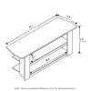 Furinno Parsons TV Entertainment Center for TV up to 48 Inch - Thumbnail Image 2