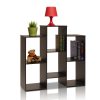 Furinno Parsons Staggered Cube Bookcase with 6-Shelves - Thumbnail Image 3