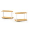 Furinno Turn-N-Tube 2-Tier Shelves/End Tables Set - Thumbnail Image 1