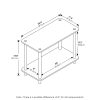 Furinno Turn-N-Tube 2-Tier Shelves/End Tables Set - Thumbnail Image 2