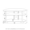 Furinno Turn-N-Tube 3-Tier 42 TV Entertainment Center - Thumbnail Image 2