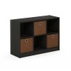 Furinno Basic 3x2 Bookcase Storage w/Bins - Thumbnail Image 1