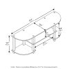 Furinno Turn-S-Tube Wide TV Entertainment Center for TV up to 50 Inch - Thumbnail Image 2