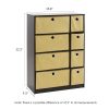 Furinno Econ Storage Organizer Cabinet w/Bins - Thumbnail Image 2