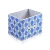 Furinno Laci Dot Design Non-Woven Fabric Soft Storage Organizer, Blue - Thumbnail Image 1