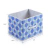 Furinno Laci Dot Design Non-Woven Fabric Soft Storage Organizer, Blue - Thumbnail Image 2