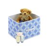 Furinno Laci Dot Design Non-Woven Fabric Soft Storage Organizer, Blue - Thumbnail Image 3