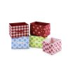 Furinno Laci Check Design Non-Woven Fabric Soft Storage Organizer, Red - Thumbnail Image 5
