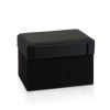 Furinno Oxford Rectangular Foldable Storage Stool Ottoman - Thumbnail Image 1