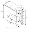 Furinno Compact Computer Desk with Shelves - Thumbnail Image 2