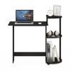 Furinno Compact Computer Desk with Shelves - Thumbnail Image 5