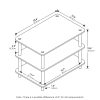 Furinno Turn-N-Tube Just 3-Tier No Tools Coffee Table - Thumbnail Image 2