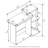 Furinno Efficient Home Laptop Notebook Computer Desk - Thumbnail Image 2