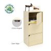 Furinno Pasir 3-Tier Bookcase with Door w/out Handle - Thumbnail Image 3