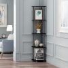 Furinno Turn-N-Tube 5 Tier Corner Display Rack Multipurpose Shelving Unit - Thumbnail Image 7