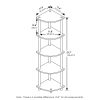 Furinno Turn-N-Tube 5 Tier Corner Display Rack Multipurpose Shelving Unit - Thumbnail Image 2