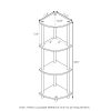 Furinno Turn-N-Tube 4-Tier Corner Display Rack Multipurpose Shelving Unit - Thumbnail Image 2