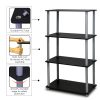 Furinno Turn-N-Tube 4-Tier Multipurpose Shelf Display Rack - Thumbnail Image 6