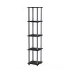 Furinno Turn-N-Tube 5-Tier Corner Square Rack Display Shelf - Thumbnail Image 1