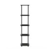 Furinno Turn-N-Tube 5-Tier Corner Square Rack Display Shelf - Thumbnail Image 3