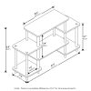 Furinno Turn-N-Tube No Tools Entertainment Center for TV up to 25 Inch - Thumbnail Image 2