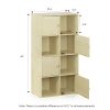 Furinno Pasir 4-Tier Shelf w/4 Door/Round Handle - Thumbnail Image 2