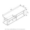 Furinno Nelly Entertainment Center TV Stand for TV up to 49 Inch - Thumbnail Image 2