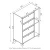 Furinno Andrey Multipurpose Storage Cabinet with Bin Drawers - Thumbnail Image 2