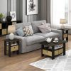 Furinno Andrey End Table Nightstand with Bin Drawer - Thumbnail Image 4