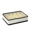 Furinno Non-Woven Fabric 3x5 Soft Storage Organizer, Ivory w/Mid Brown Trim - Thumbnail Image 1