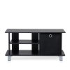 Furinno Simplistic TV Entertainment Center with Bin Drawers for TV up to 32 Inch - Thumbnail Image 1