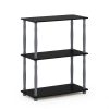 Furinno Turn-N-Tube 3-Tier Compact Multipurpose Shelf Display Rack with Classic Tube - Thumbnail Image 1