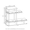 Furinno Turn-N-Tube 3-Tier Sofa Side Table - Thumbnail Image 2