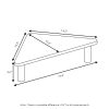 Furinno Turn-N-Tube Corner Monitor Riser Stand - Thumbnail Image 2