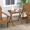 Furinno Tioman Outdoor Hardwood Tray Table - Thumbnail Image 6