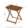 Furinno Tioman Outdoor Hardwood Tray Table - Thumbnail Image 2