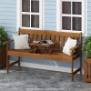 Furinno Tioman Outdoor Hardwood Occasional Bench - Thumbnail Image 6