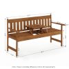 Furinno Tioman Outdoor Hardwood Occasional Bench - Thumbnail Image 2