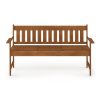 Furinno Tioman Outdoor Hardwood Occasional Bench - Thumbnail Image 3