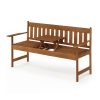 Furinno Tioman Outdoor Hardwood Occasional Bench - Thumbnail Image 4