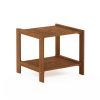 Furinno Tioman Hardwood Outdoor Mississippi Side Table with Umbrella Hole - Thumbnail Image 1
