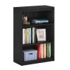 Furinno Gruen 3-Tier Bookcase with Adjustable Shelves - Thumbnail Image 4