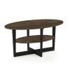 Furinno JAYA Oval Coffee Table - Thumbnail Image 1
