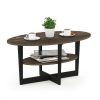 Furinno JAYA Oval Coffee Table - Thumbnail Image 4