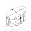 Furinno JAYA Simple Design Oval Coffee Table with Bin - Thumbnail Image 2