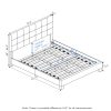 Furinno Laval Button Tufted Bed Frame - Thumbnail Image 2
