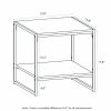 Furinno Camnus Modern Living 2-Tier End Table - Thumbnail Image 2